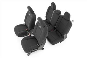 Seat Covers Front and RR No Cup Holder Jeep Gladiator JT 4WD (2020-2025) Rough Country