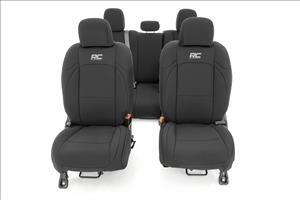 Seat Covers Front and RR No Cup Holder Jeep Gladiator JT 4WD (2020-2025) Rough Country