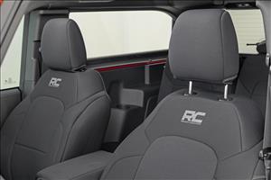 Seat Covers Bucket Seats FR & RR Ford Bronco (2 Door) 4WD (2021-2025) Rough Country