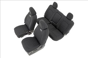Seat Covers Front Bucket Rear Bench Chevy/GMC Canyon/Colorado (15-22) Rough Country