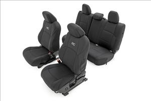 Seat Covers FR & RR Double Cab Toyota Tacoma 2WD/4WD (2024-2026) Rough Country