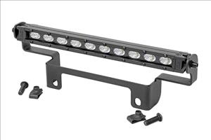 LED Light Kit Bumper Mount 10 Inch Black Slimline Honda Pioneer 1000 Rough Country