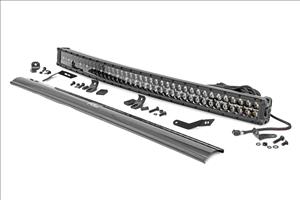 LED Light Kit Front Mount 40 Inch Black Dual Row White DRL Honda Talon 1000 Rough Country