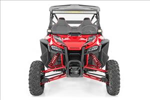 LED Light Kit Front Mount 40 Inch Black Dual Row White DRL Honda Talon 1000 Rough Country