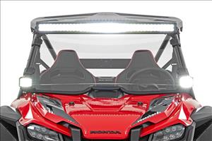 LED Light Kit Front Mount 40 Inch Black Dual Row Honda Talon 1000 Rough Country