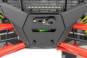 LED Light Winch Mount RS4500S 10 Inch Black Slimline Polaris RZR Pro R Rough Country