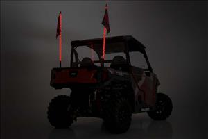 Multi-Color LED Whip 4 Foot Long Pair Rough Country