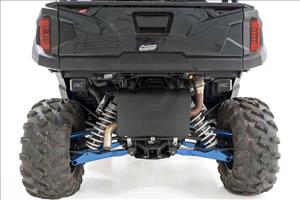 LED Light Kit Under Bed Mount 2 Inch Black Pair Spot Polaris General XP 4 1000 Rough Country