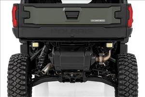 LED Light Under Bed Mount 2 Inch Black Pair Flood Polaris XPEDITION ADV 5 Rough Country