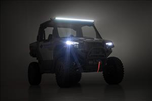 50 Inch Single Row Light Mount Front Black Series Polaris XPEDITION ADV 5 Rough Country