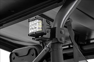 LED Light Kit Rear Mount 3 Inch Chrome Pair Wide Angle Segway 570 F Rough Country