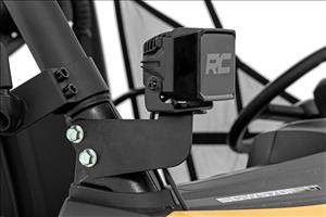 LED Light Kit Front Mount 2 Inch Black Pair Amber DRL Segway 570 F Rough Country