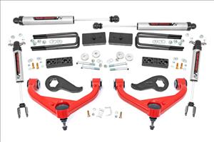 3 Inch Lift Kit UCAs V2 Red Silverado/Sierra 2500HD/3500HD (20-26) Rough Country