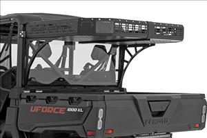 Cargo Rack Dual 2 Inch Black LED Pairs Flush Mount CFMOTO UFORCE 1000 Rough Country