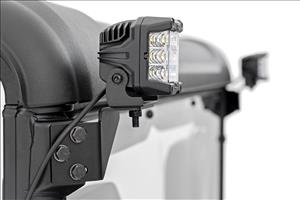 LED Light Kit Rear Mount 2 Inch Black Pair White DRL CFMOTO UFORCE U10 Pro Rough Country