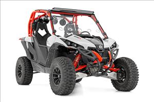 LED Light Kit Front Mount 40 Inch Black Single Row Can-Am Commander Max 1000 Rough Country