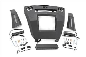 Front Bumper with 12 Inch and 6 Inch Pair Combo 16-22 Can-Am Defender Rough Country