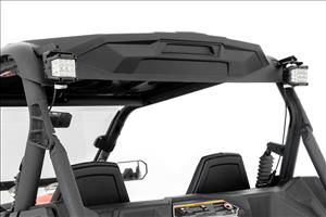 LED Light Kit Rear Mount 2 Inch Black Pair Spot Can-Am Maverick Sport 1000R Rough Country