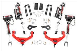 3.5 Inch Lift Kit Vertex w/ Overloads Red Silverado/Sierra 2500HD/3500HD (11-19) Rough Country