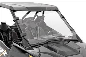 Full Windshield Scratch Resistant Polaris RZR Turbo R Rough Country