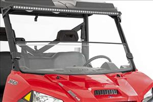 Polaris Scratch Resistant Half Windshield 13-20 Ranger 900/900XP/1000/1000XP Rough Country