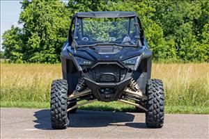 Vented Full Windshield Scratch Resistant Polaris RZR Turbo R 4 Rough Country