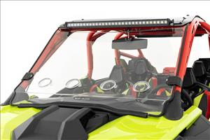 Vented Full Windshield Scratch Resistant Polaris RZR Turbo R Rough Country