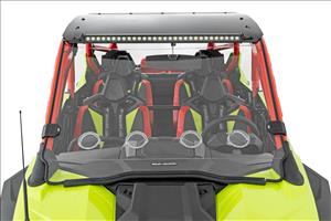 Vented Full Windshield Scratch Resistant Polaris RZR Turbo R Rough Country