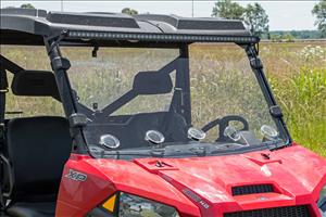 Vented Full Windshield Scratch Resistant Polaris Ranger 1000/Ranger XP 900/1000 Rough Country