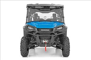 Vented Full Windshield Scratch Resistant Honda Pioneer 1000 Rough Country