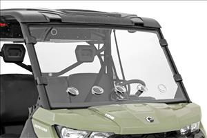 Vented Full Windshield Scratch Resistant Can-Am Defender HD 5/HD 8/HD 9/HD 10 Rough Country