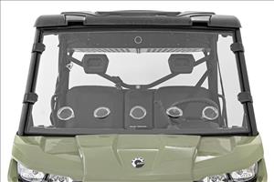 Vented Full Windshield Scratch Resistant Can-Am Defender HD 5/HD 8/HD 9/HD 10 Rough Country