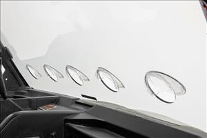 Vented Full Windshield Scratch Resistant Can-Am Defender HD 5/HD 8/HD 9/HD 10 Rough Country