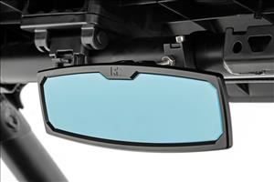 UTV Aluminum Rear View Mirror Dome Light 12 Inch 1.75-2 Inch Mount Rough Country
