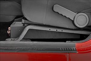 Storage Box Under Seat Jeep Wrangler JK (07-10)/Wrangler Unlimited (07-18) Rough Country