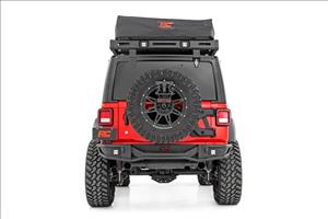Roof Top Tent Rack Mount 12 Volt Accessory w/Ladder Extension & LED Light Kit Rough Country