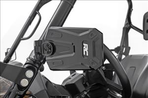 UTV Aluminum Side View Mirrors Horizontal Rough Country