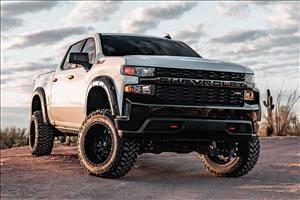 Fender Flares Defender G7C Red Hot Chevy Silverado 1500 2WD/4WD (19-26) Rough Country