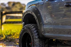Fender Flares Defender D1 Stone Gray Ford F-150 2WD/4WD (2015-2020) Rough Country