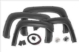 Pocket Fender Flares 6 Foot 7 Inch & 8 Foot Bed 836 Blue Granite Chevy Silverado 1500/2500HD/3500HD (07-14) Rough Country