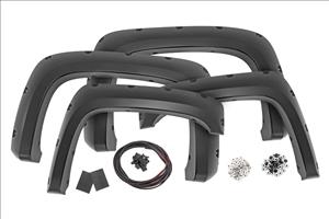 Pocket Fender Flares GBA Black Chevy Silverado 1500/2500HD/3500HD (07-14) Rough Country