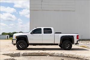 Pocket Fender Flares GBA Black Chevy Silverado 1500/2500HD/3500HD (07-14) Rough Country