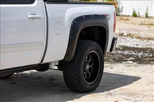 Pocket Fender Flares GBA Black Chevy Silverado 1500/2500HD/3500HD (07-14) Rough Country