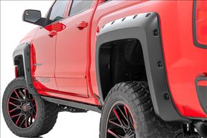 Pocket Fender Flares 6 Foot 7 Inch & 8 Foot Bed GA0 Northsky Blue Chevy Silverado 1500 (14-18)/2500HD Rough Country