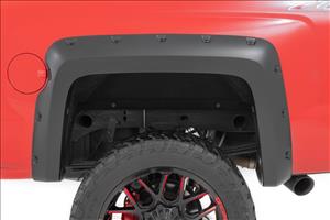 Pocket Fender Flares 6 Foot 7 Inch & 8 Foot Bed GA0 Northsky Blue Chevy Silverado 1500 (14-18)/2500HD Rough Country