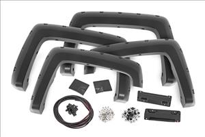 Pocket Fender Flares 6 Foot 7 Inch & 8 Foot Bed GAZ Summit White Chevy Silverado 1500 (14-18)/2500HD (15-19) Rough Country