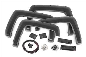 Pocket Fender Flares 6 Foot 7 Inch & 8 Foot Bed GBA Black Chevy Silverado 1500 (14-18)/ 2500HD (15-19) Rough Country