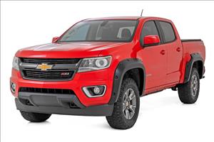 Pocket Fender Flares GAZ Summit White Chevy Colorado 2WD/4WD (2015-2022) Rough Country