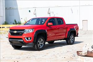 Pocket Fender Flares GBA Gloss Black Chevy Colorado 2WD/4WD (2015-2022) Rough Country