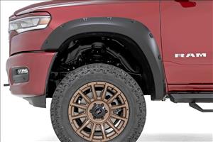 Pocket Fender Flares PSE Silver Zynith Ram 1500 2WD/4WD (2025-2026) Rough Country